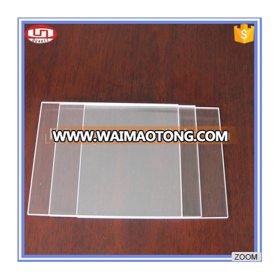 Rectangular Heat Resistant transparent UV quartz glass plate