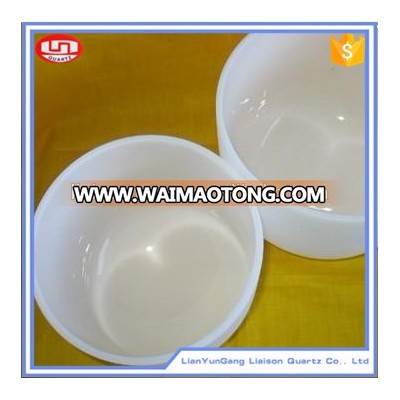 Wholesale opaque high temperature fused silica quartz crucible from China